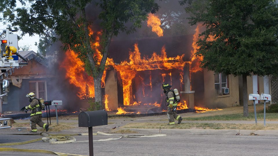 Firemen Fighting Fire