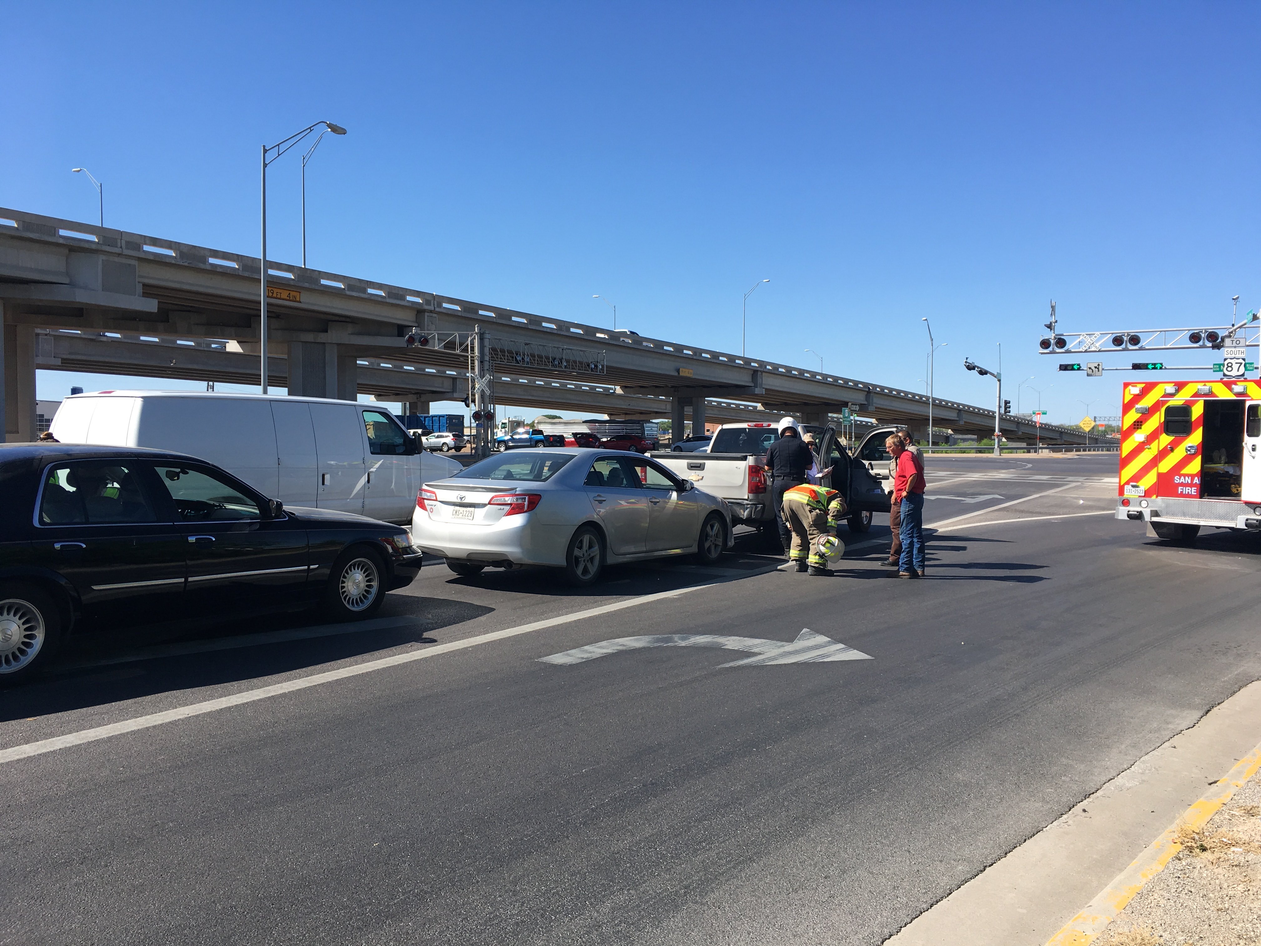 Crash on Bryant Blvd. (LIVE! Photo/Maura Ballard)