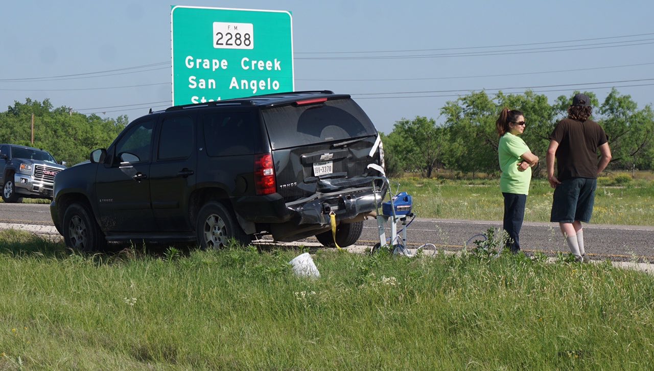 Another crash on US Hwy 87 (LIVE! Photo/John Basquez) Another crash on US Hwy 87 (LIVE! Photo/John Basquez)