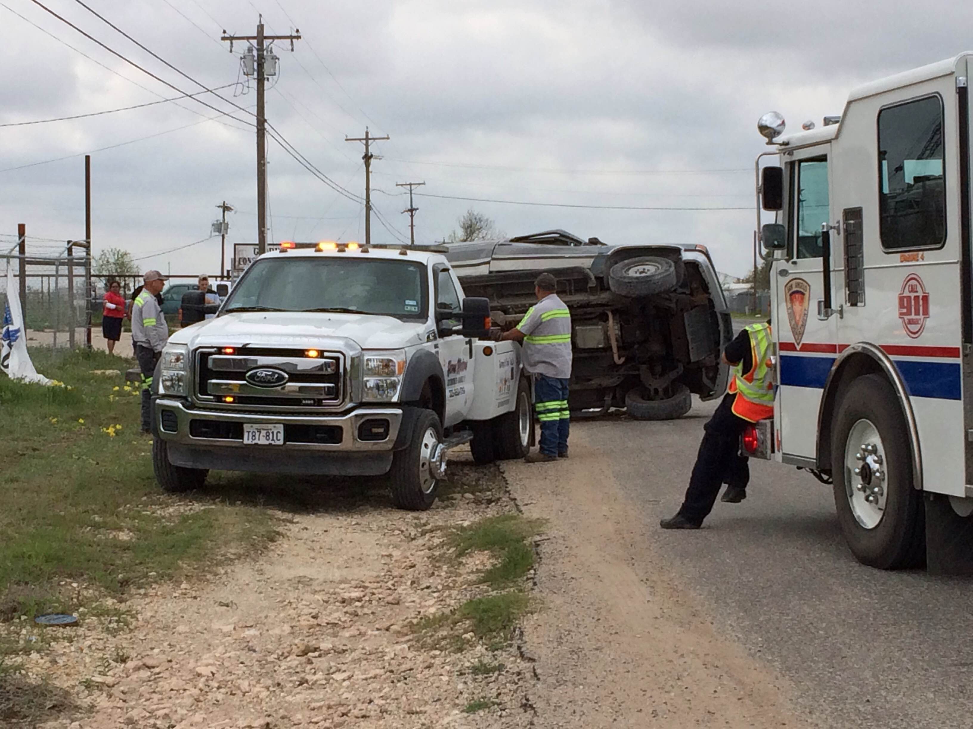 Accident on 4900 blk Christoval Road