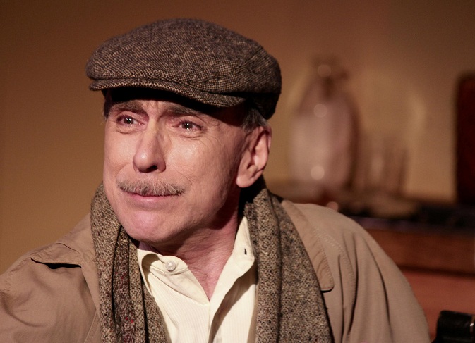 Otto Frank in last photo up close with tears in eyes is played by Charles Blake.(Photo courtesy of Be Theatre) Otto Frank in last photo up close with tears in eyes is played by Charles Blake.(Photo courtesy of Be Theatre)