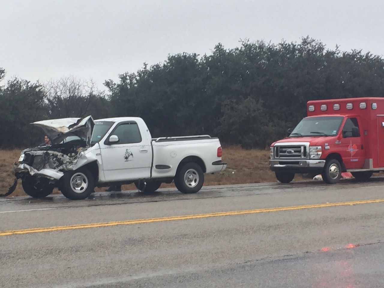 Crash on U.S. 84 (LIVE! Photo/Megan Holmquest) Crash on U.S. 84 (LIVE! Photo/Megan Holmquest)