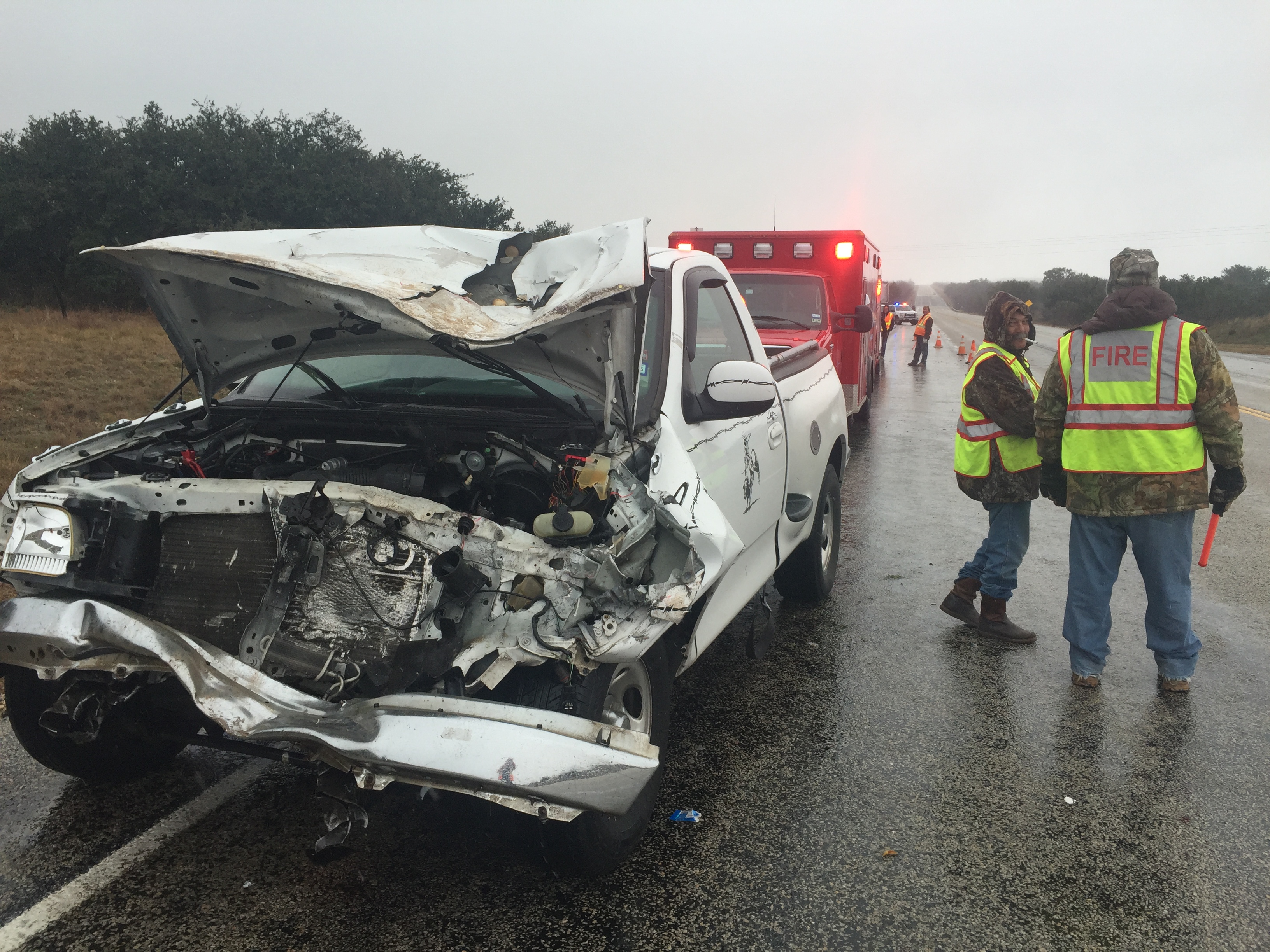Crash on U.S. 84 (LIVE! Photo/Megan Holmquest) Crash on U.S. 84 (LIVE! Photo/Megan Holmquest)