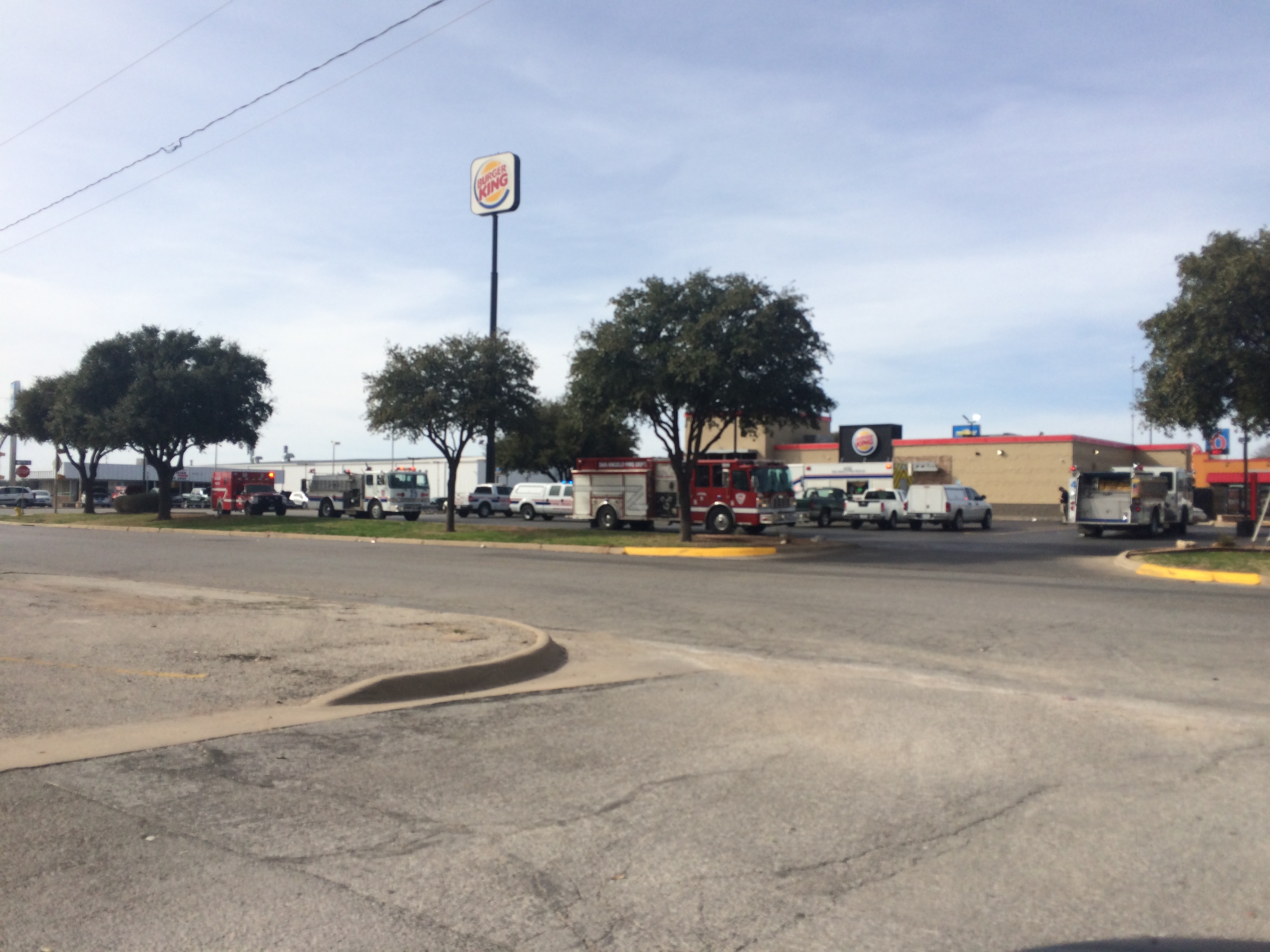 Burger King Gets Slammed by elderly man (LIVE! Photo/John Basquez)