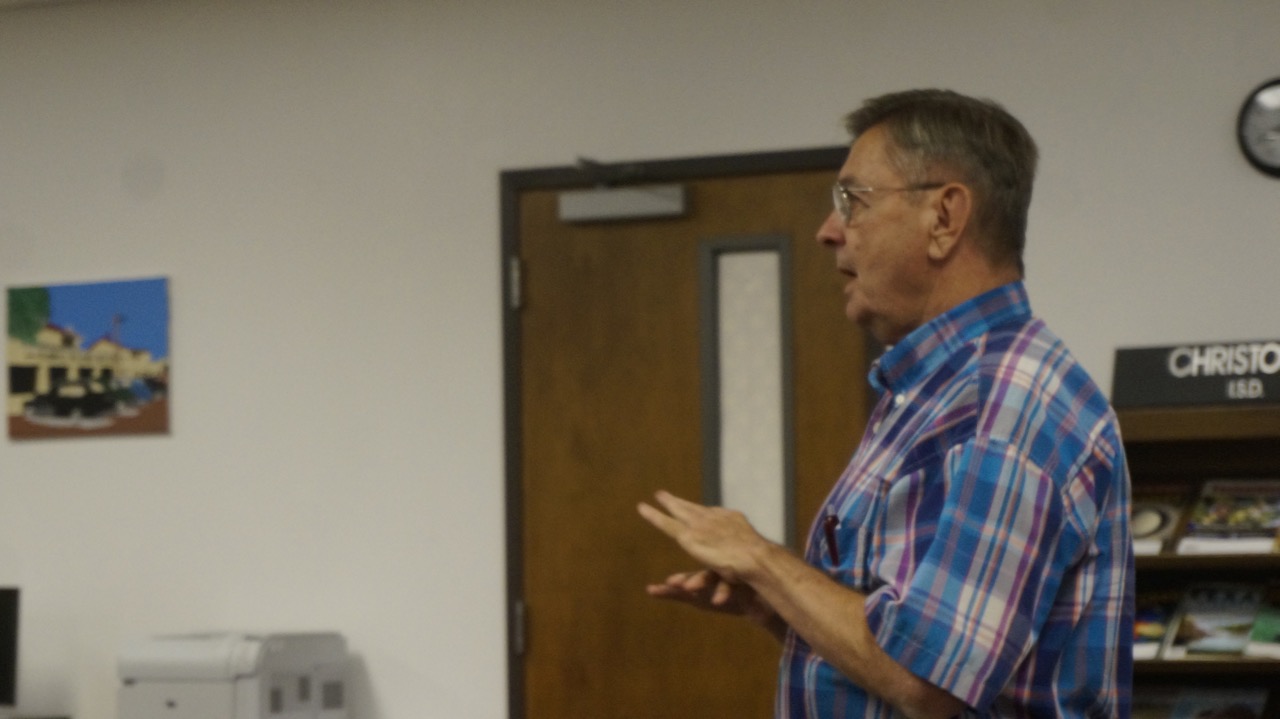 Craig Meyers spoke on behalf of the NAACP at the board meeting. Meyers, who is also a pastor, lead the charge in favor of the low income housing in Southland earlier this year. (LIVE! Photo/Joe Hyde) Craig Meyers spoke on behalf of the NAACP at the board meeting. Meyers, who is also a pastor, lead the charge in favor of the low income housing in Southland earlier this year. (LIVE! Photo/Joe Hyde)