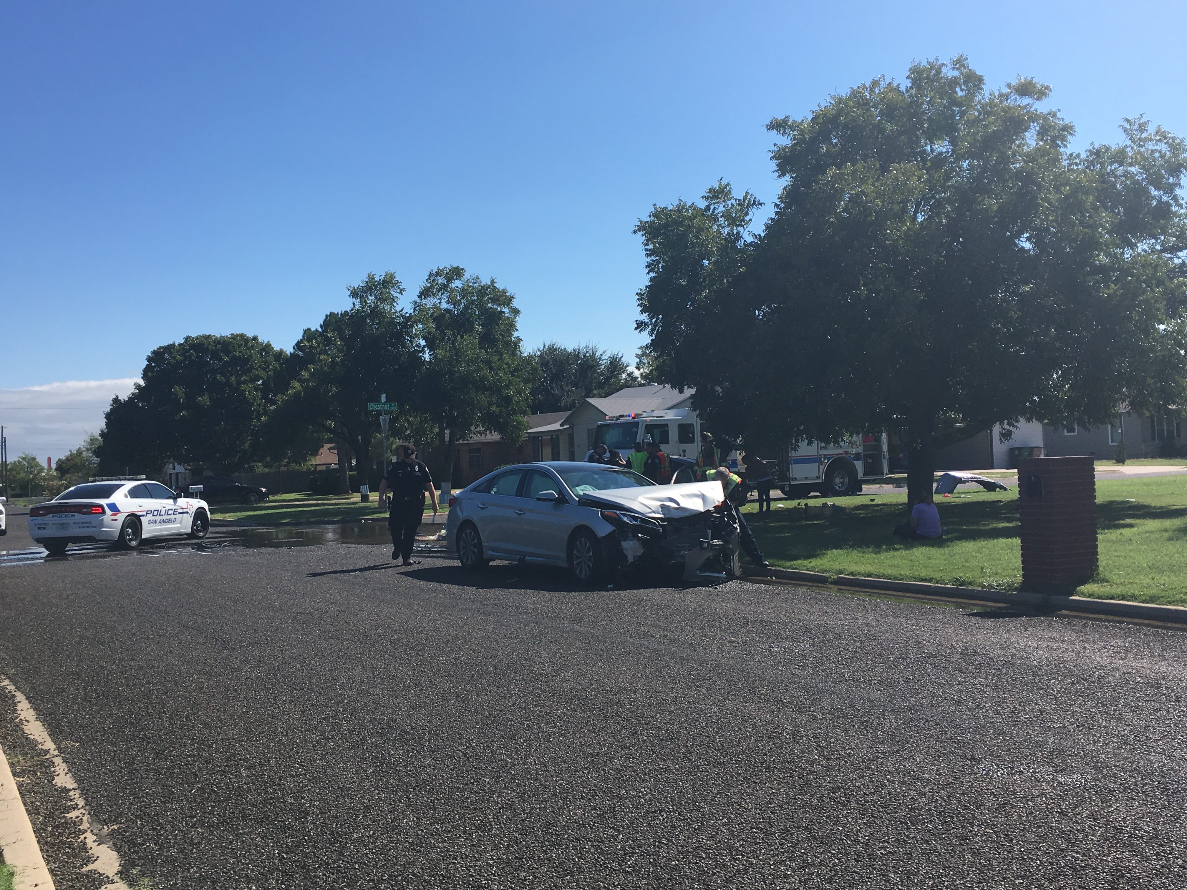 Crash on Alexander and Chestnut (LIVE! Photo/Maura Ballard)