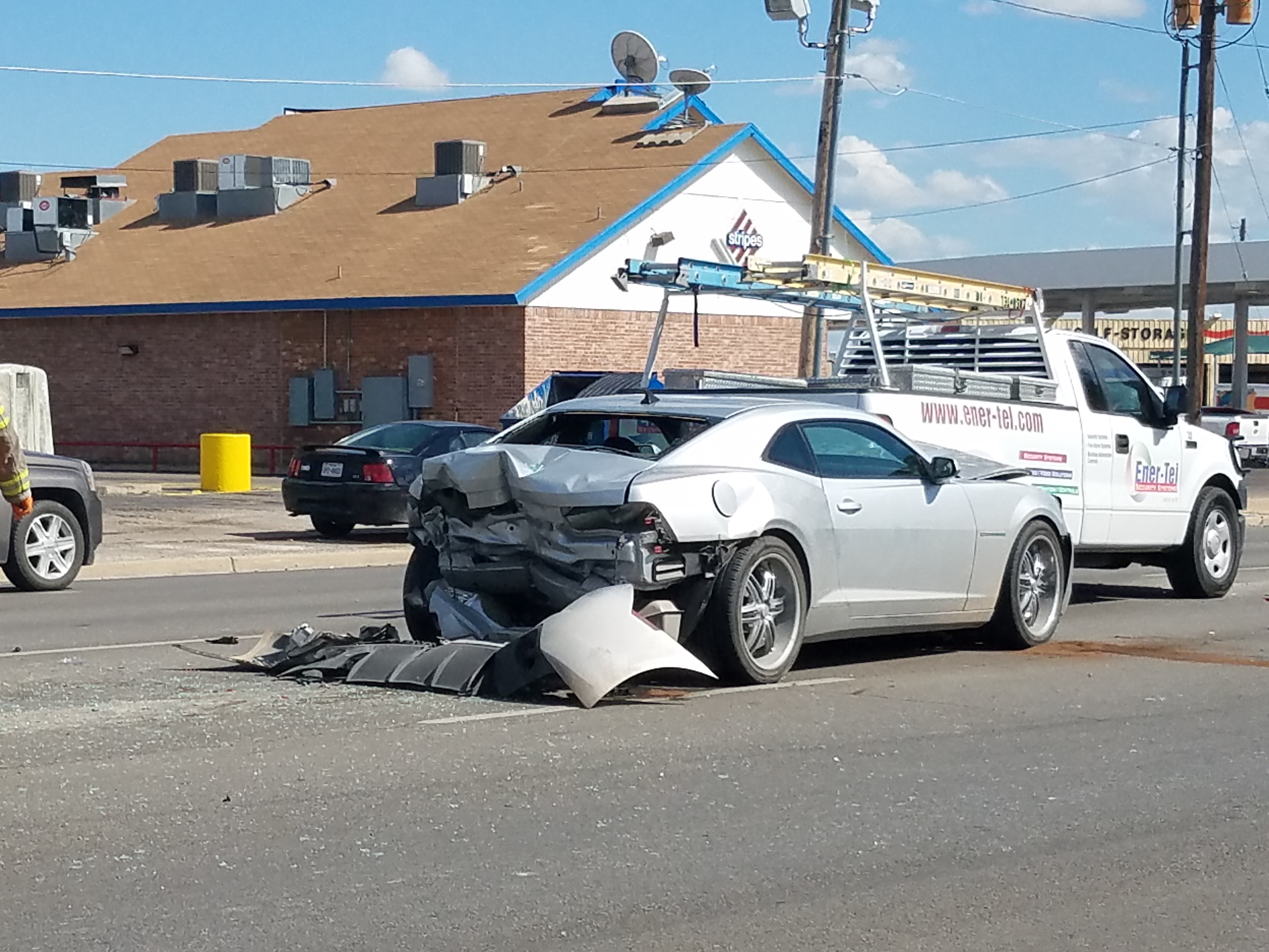 Four vehicle pileup in San Angelo (LIVE! Photo/Sonia Ramirez) Four vehicle pileup in San Angelo (LIVE! Photo/Sonia Ramirez)