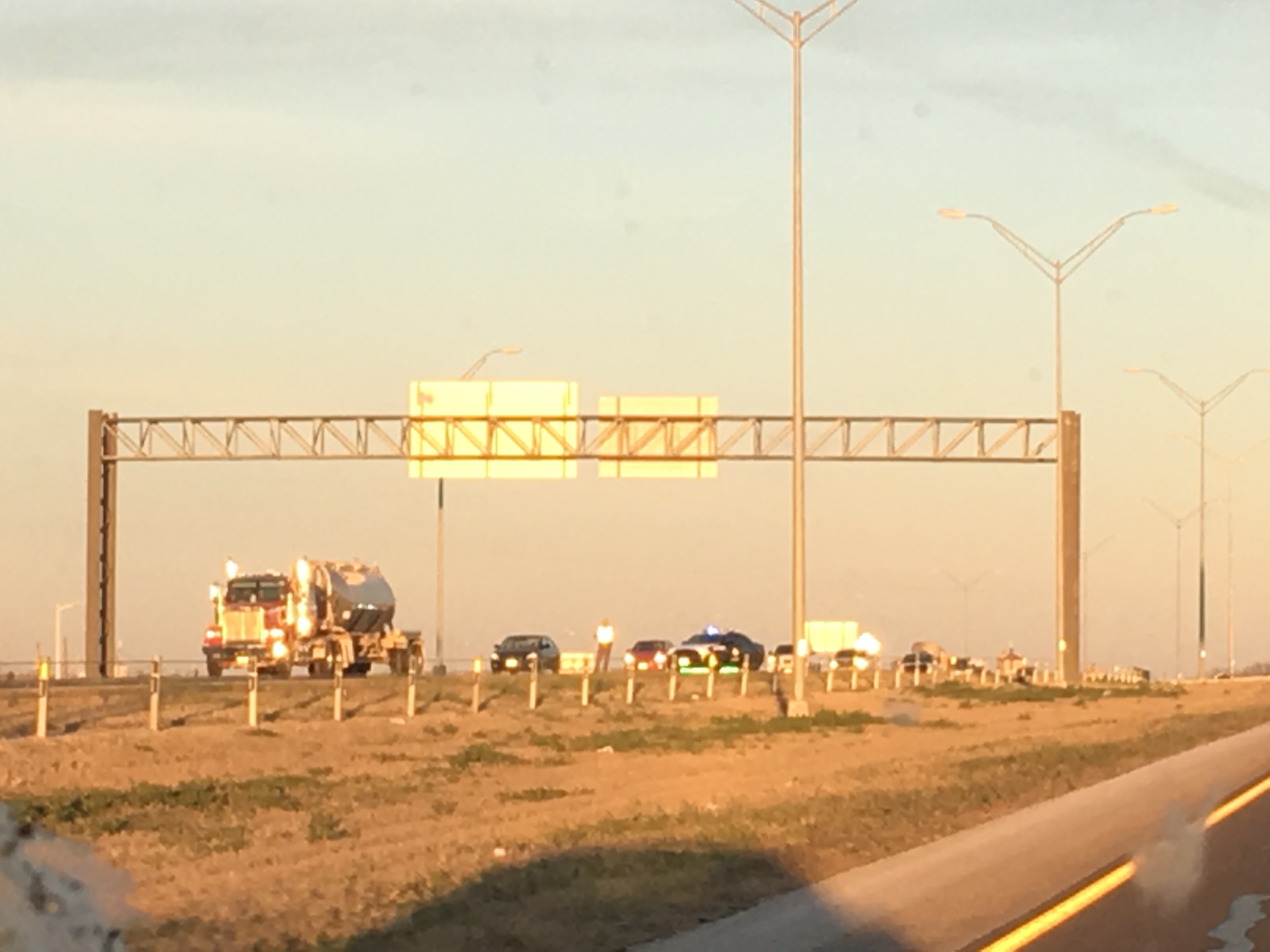 Crash on Houston Harte. (LIVE! Photo/Zoey Hanrahan) Crash on Houston Harte. (LIVE! Photo/Zoey Hanrahan)