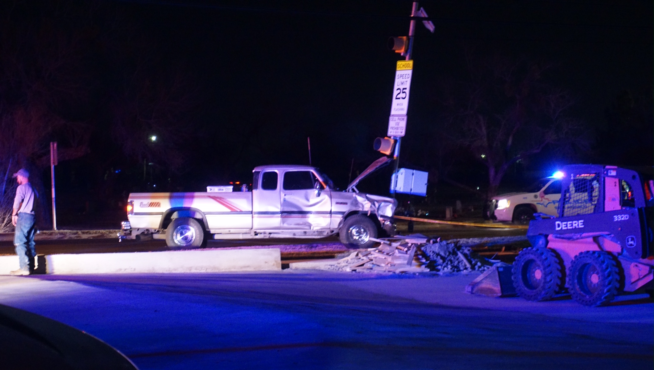 Three-vehicle crash on Arden Road. (LIVE! Photo/John Basquez) Three-vehicle crash on Arden Road. (LIVE! Photo/John Basquez)