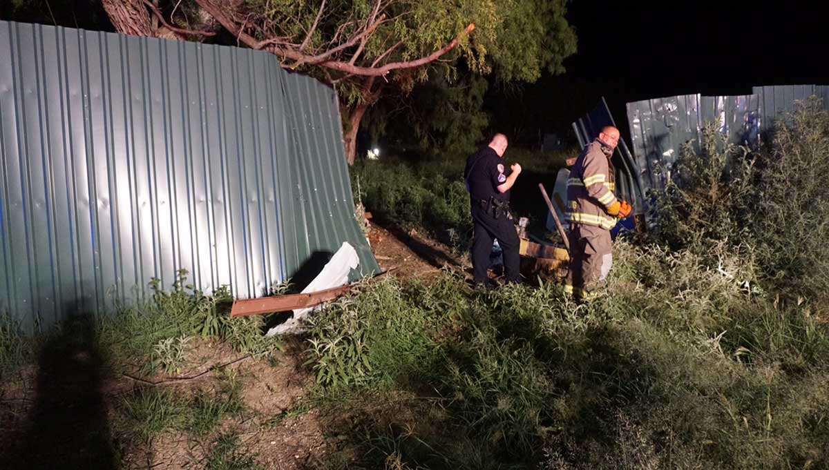 Police constinued their crash investigation into the early morning hours. (LIVE! Photo/John Basquez) Police constinued their crash investigation into the early morning hours. (LIVE! Photo/John Basquez)
