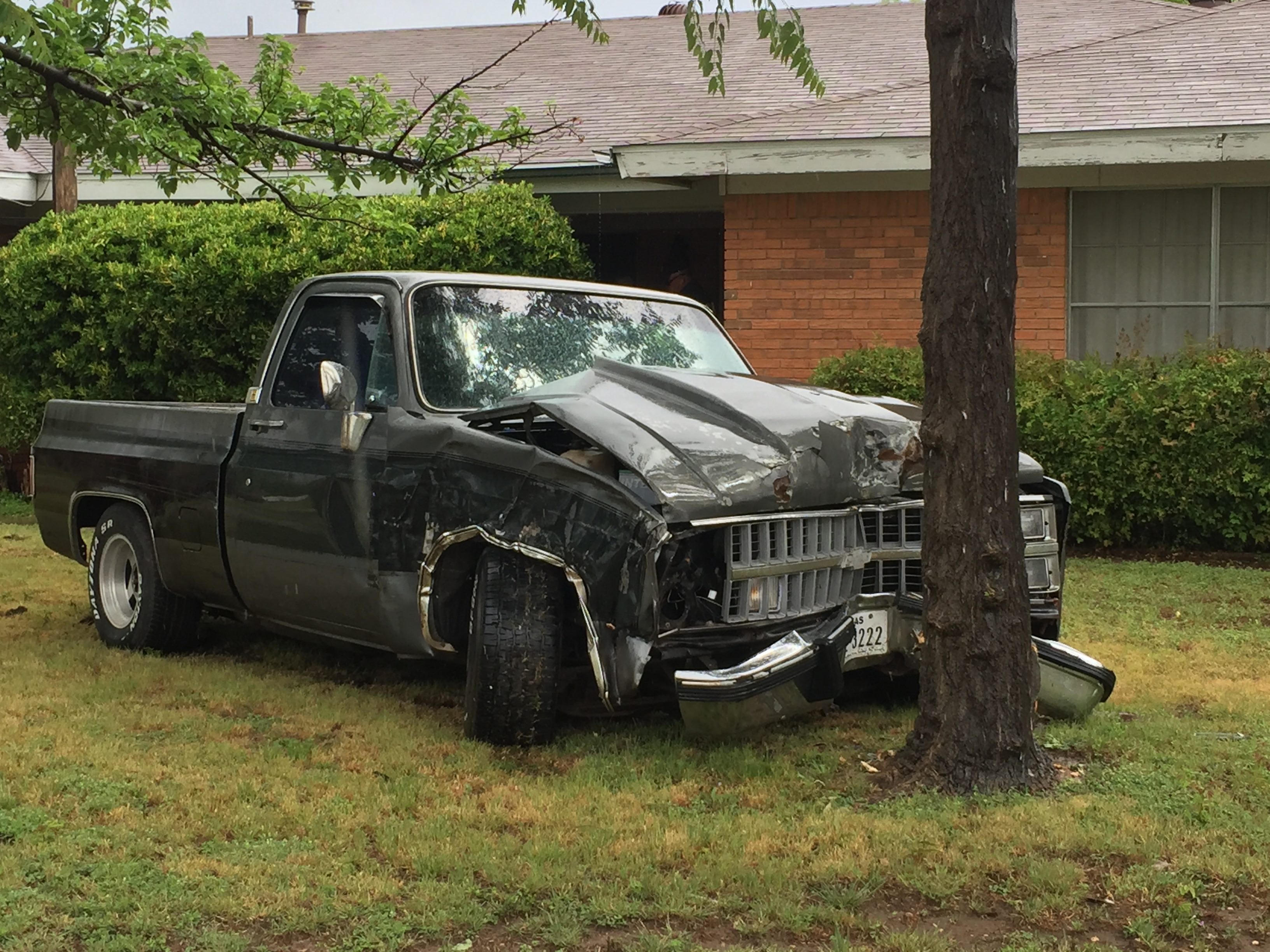 Crash in 3700 block of Grape Creek Road (LIVE! Photo/Megan Holmquest) Crash in 3700 block of Grape Creek Road (LIVE! Photo/Megan Holmquest)