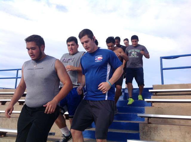 More than 75 people attended The RWB 9/11 Memorial Climb held Wednesday at the San Angelo Stadium.(LIVE! Photo\Brandy Rae Ramirez) More than 75 people attended The RWB 9/11 Memorial Climb held Wednesday at the San Angelo Stadium.(LIVE! Photo\Brandy Rae Ramirez)