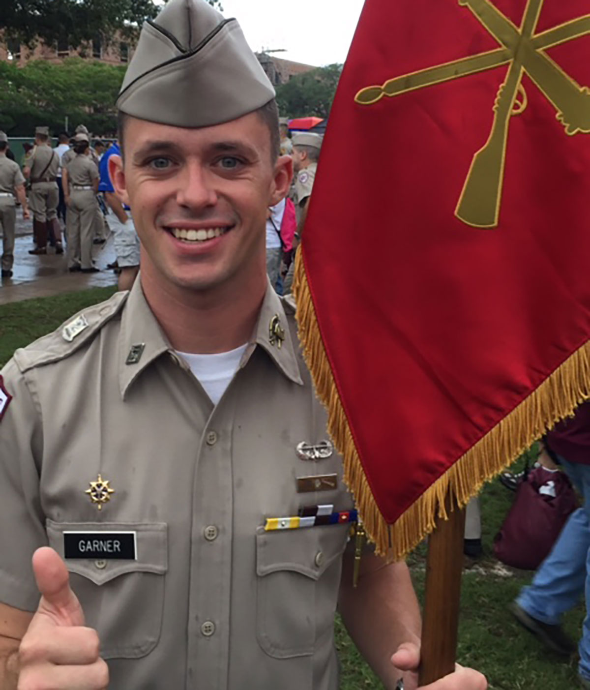 Jordan Garner is the outgoing Company D-2 Commander.  He is from Big Lake and was previously the D-2 First Sergeant. (Contributed/Randy Brooks) Jordan Garner is the outgoing Company D-2 Commander.  He is from Big Lake and was previously the D-2 First Sergeant. (Contributed/Randy Brooks)