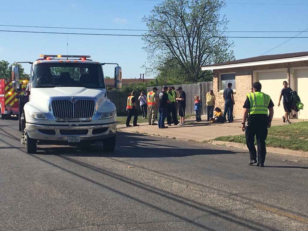 Crash on Howard and Chapman Streets (LIVE! Photo/Cameron Niblock)