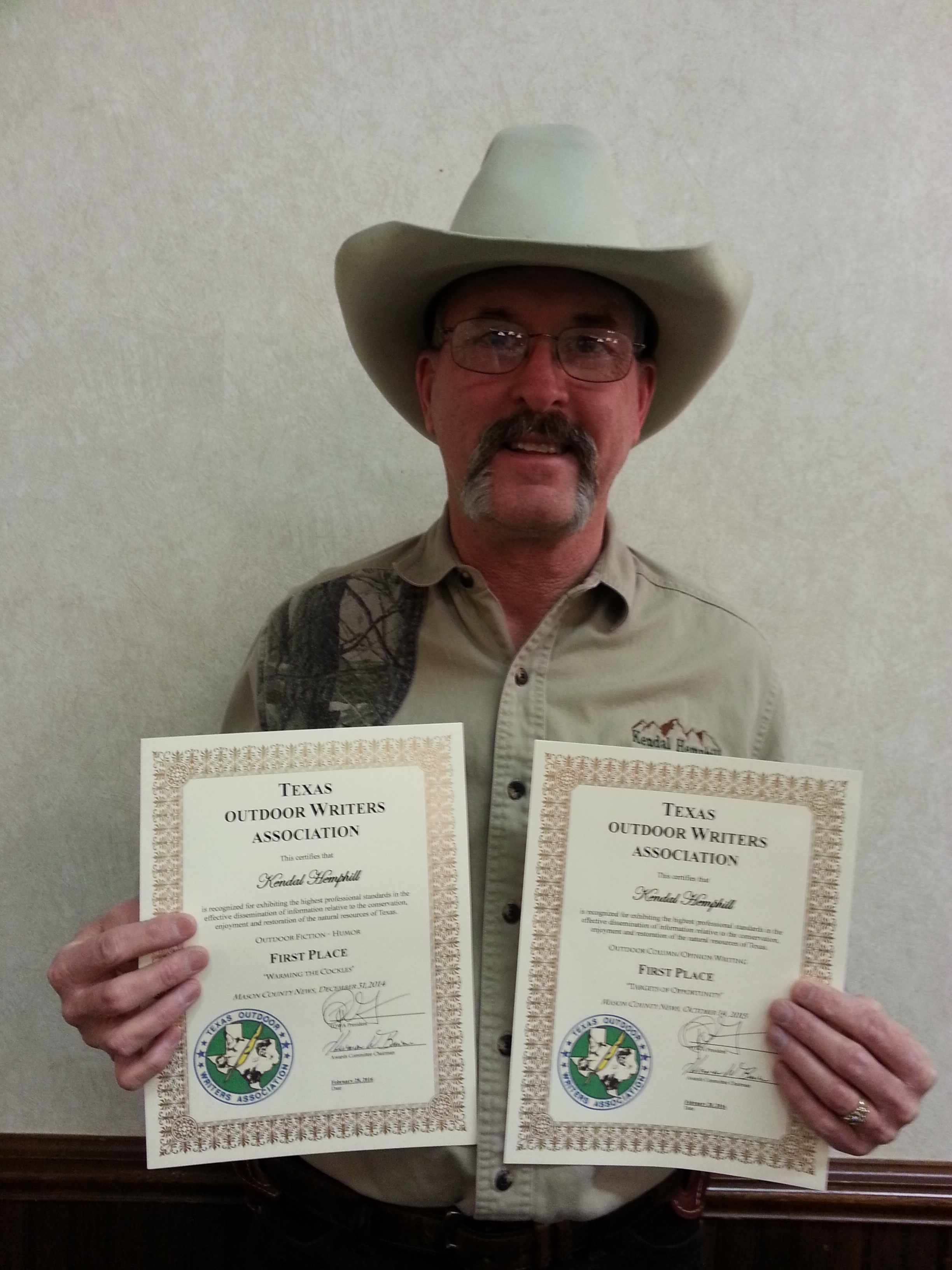 Kendal Hemphill receives awards. (Contributed Photo/Kendal Hemphill)