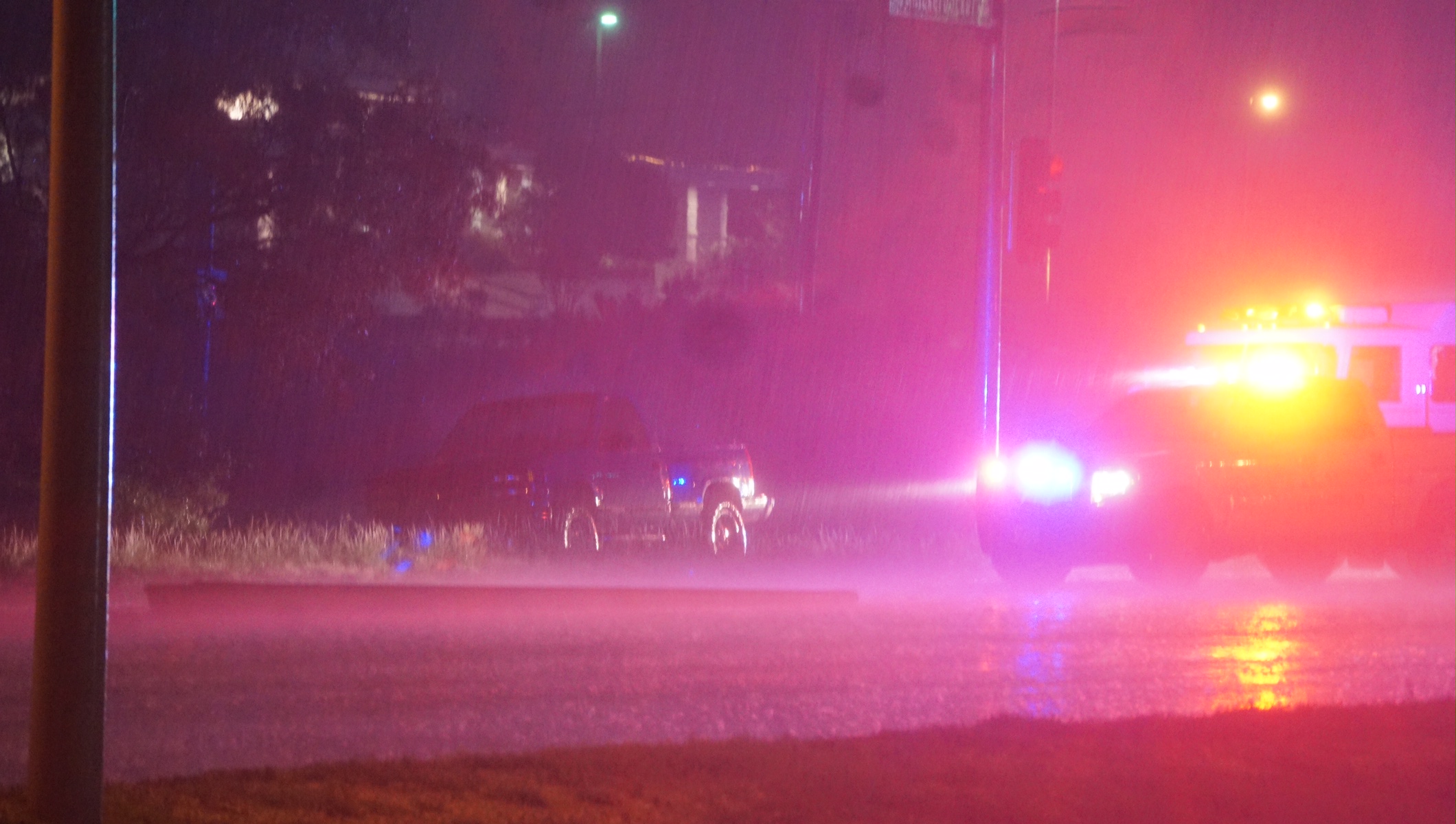 The crash involved &amp;quot;a couple of pickups&amp;quot; said our reporter on the ground. (LIVE! Photo/John Basquez)