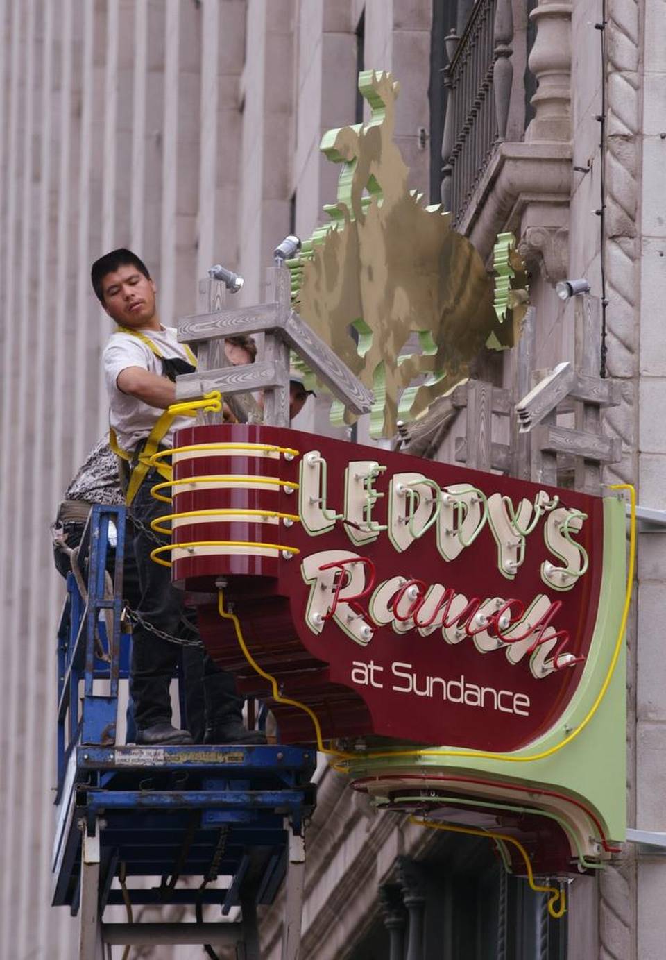M.L Leddy's Store M.L. Leddy's Sign at Sundance Square in Fort Worth Texas (Photo Courtesy of Star-Telegraph)