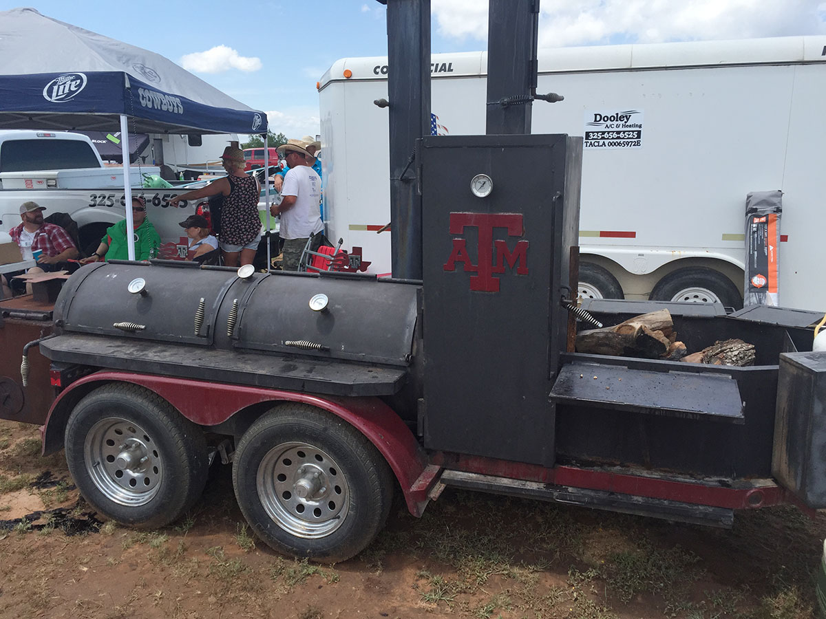 Team Silver Bullet&amp;#039;s cooking wagon. (LIVE! Photo/Joe Hyde)