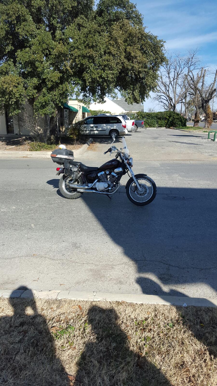 Motorcycle and Ford F250 crash on Avenue J and Abe St.(LIVE! Photo/Simone Brooks) Motorcycle and Ford F250 crash on Avenue J and Abe St.(LIVE! Photo/Simone Brooks)
