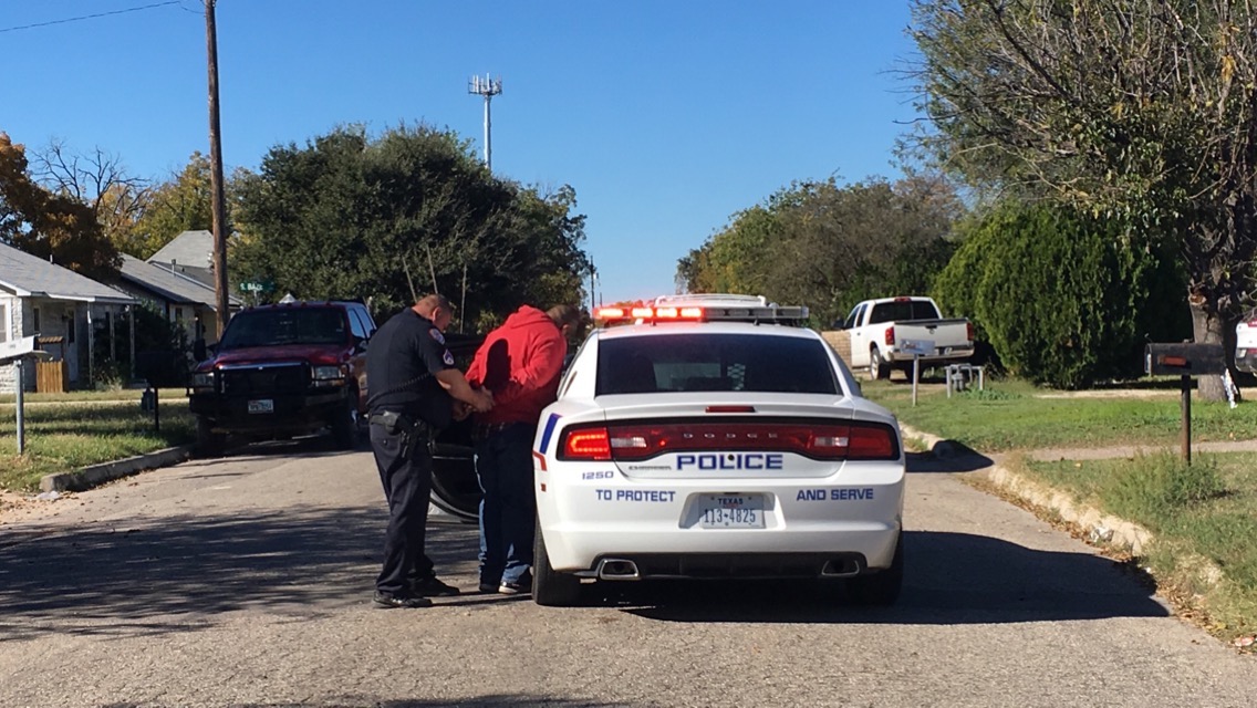SAPD arrest man associated with forgery case. (LIVE! Photo/Maura Ballard) SAPD arrest man associated with forgery case. (LIVE! Photo/Maura Ballard)