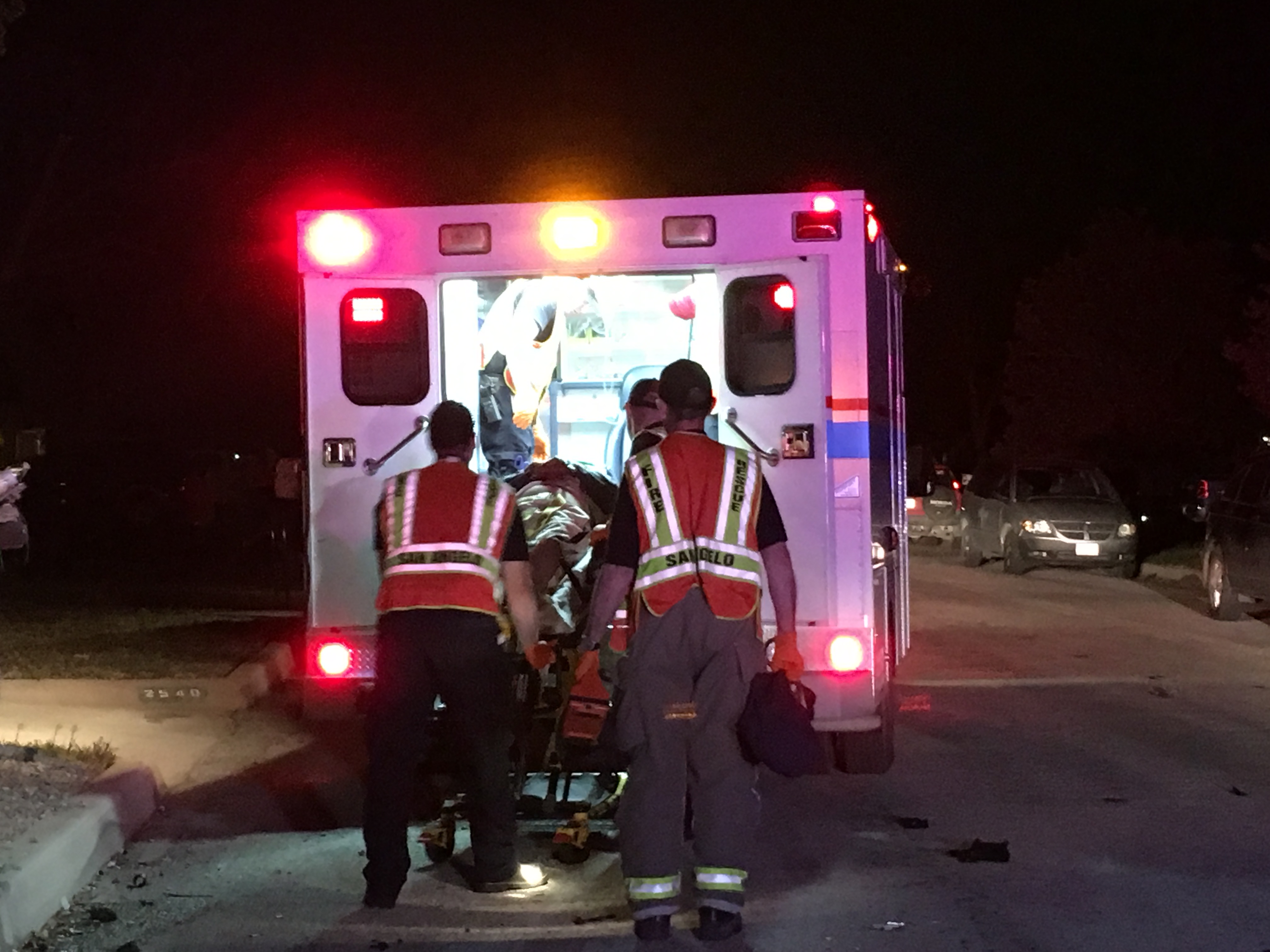 Rollover crash on Colorado Avenue. (LIVE! Photo/Zoey Hanrahan) Rollover crash on Colorado Avenue. (LIVE! Photo/Zoey Hanrahan)