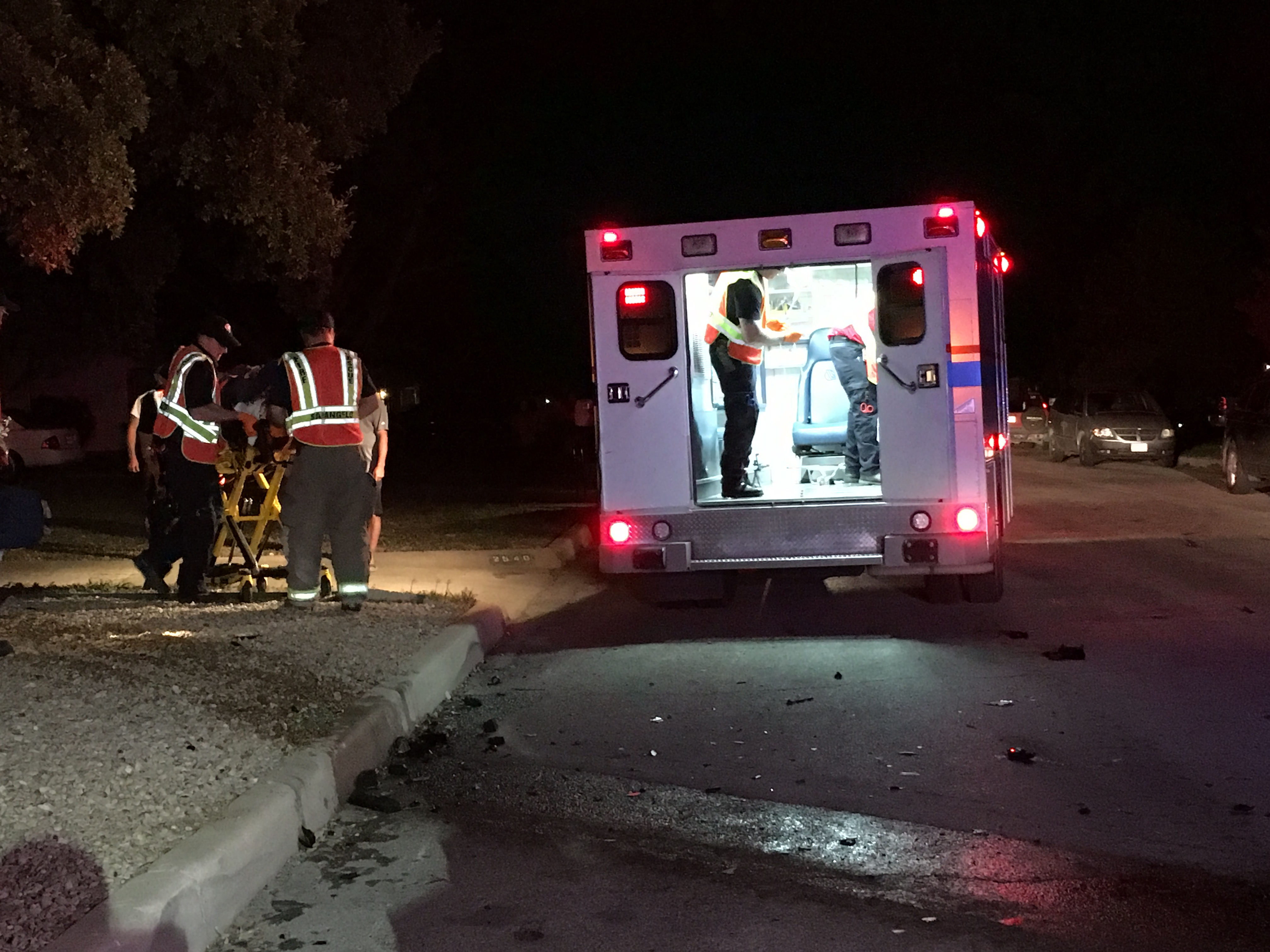 Rollover crash on Colorado Avenue. (LIVE! Photo/Zoey Hanrahan) Rollover crash on Colorado Avenue. (LIVE! Photo/Zoey Hanrahan)