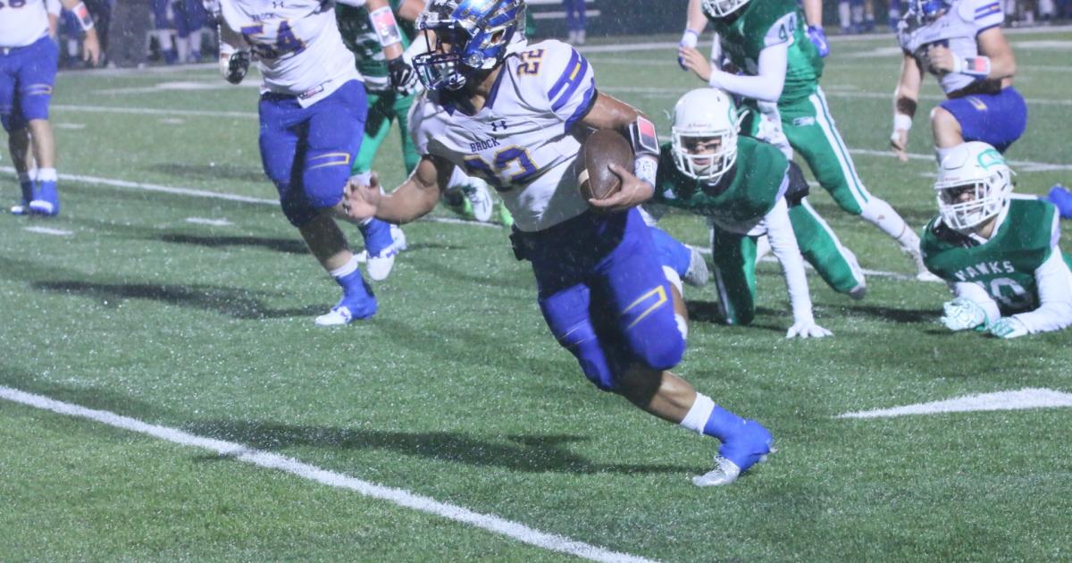 Brock Eagles running back Matt Gray. (Contributed/Rodney Fleming) Brock Eagles running back Matt Gray. (Contributed/Rodney Fleming)