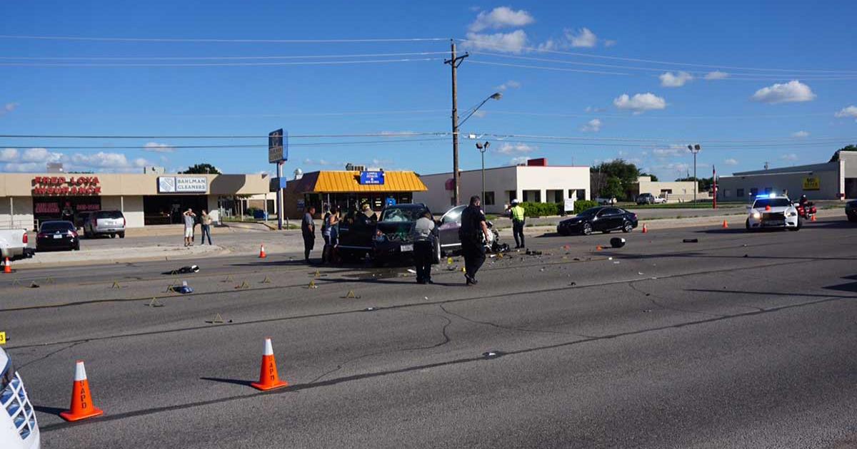 A motorcycle police officer was killed on Knickerbocker Road on June 25, 2015. (LIVE! Photo/John Basquez) A motorcycle police officer was killed on Knickerbocker Road on June 25, 2015. (LIVE! Photo/John Basquez)
