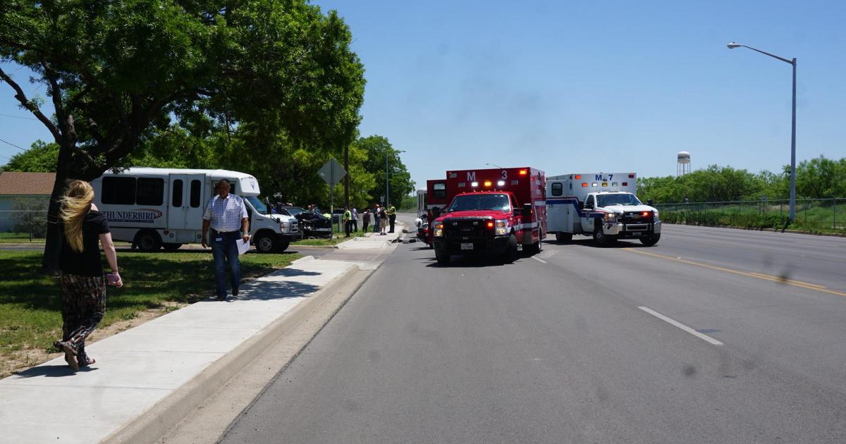 Several injuries are reported after a crash involving a transit bus. (LIVE! Photo/Stephanie Lindgren) Several injuries are reported after a crash involving a transit bus. (LIVE! Photo/Stephanie Lindgren)