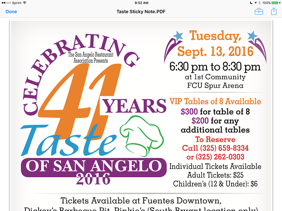 Enjoy the Taste of Two FamilyFriendly San Angelo Food Events