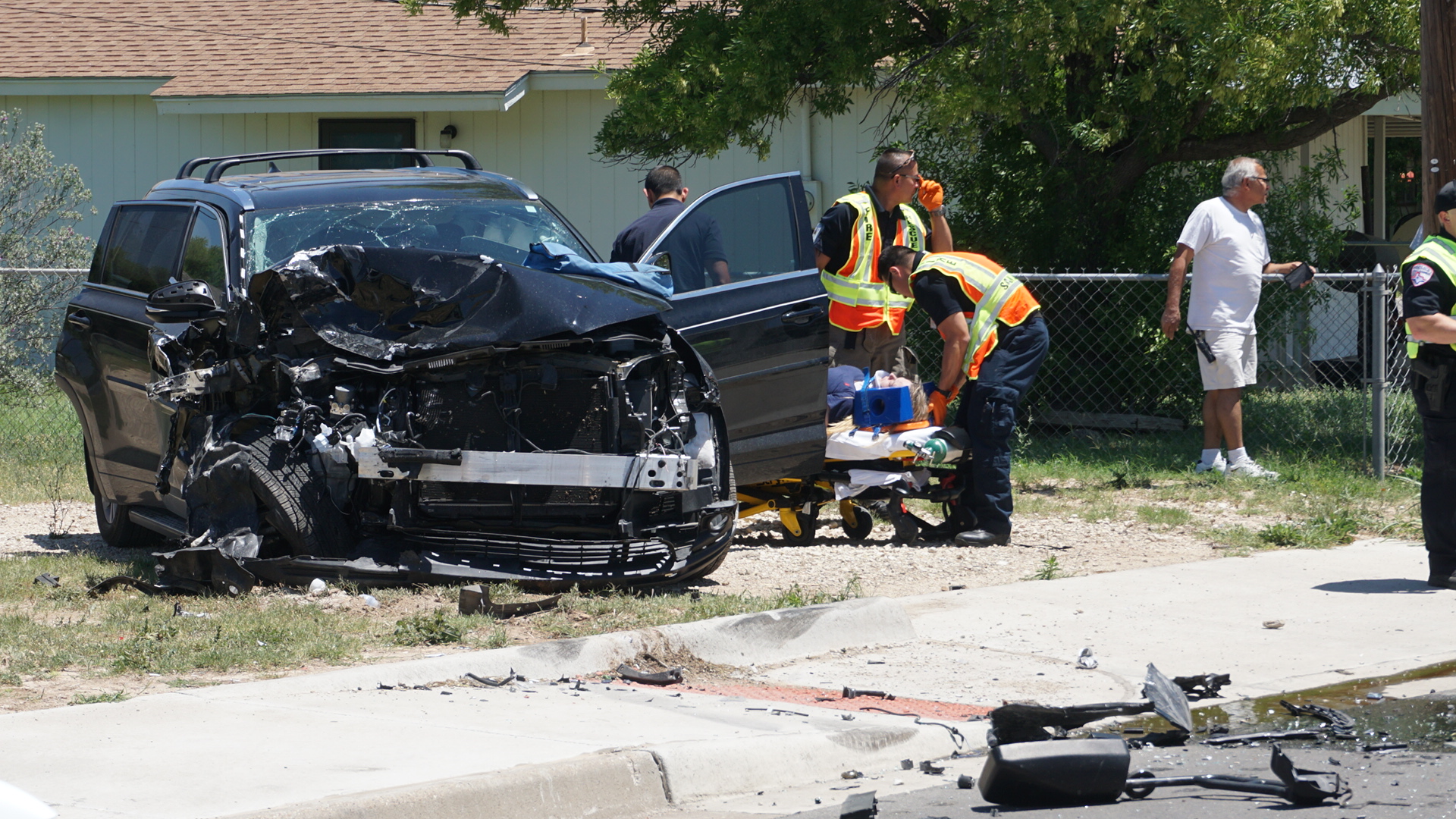 Several injuries are reported after a crash involving a transit bus. (LIVE! Photo/Stephanie Lindgren) Several injuries are reported after a crash involving a transit bus. (LIVE! Photo/Stephanie Lindgren)