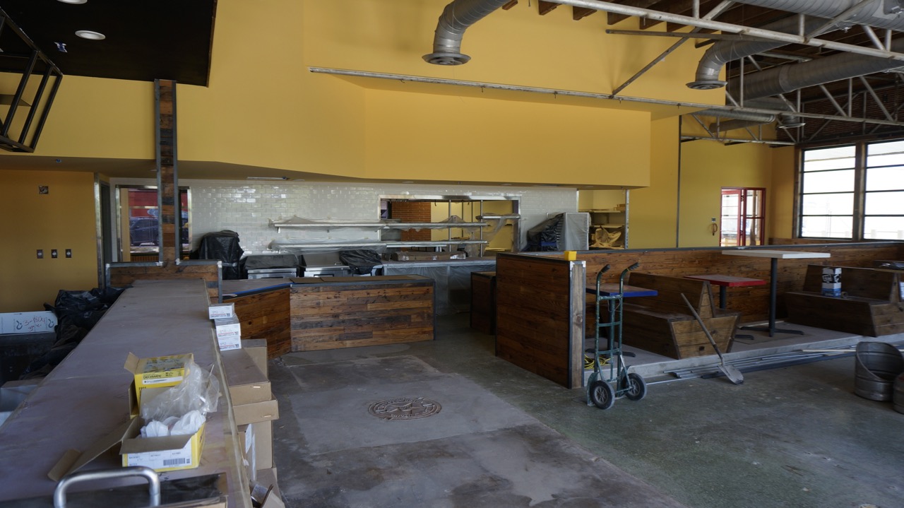 A view from the dining room to the order counter for delicious Twisted Root burgers. (LIVE! Photo/Joe Hyde) A view from the dining room to the order counter for delicious Twisted Root burgers. (LIVE! Photo/Joe Hyde)