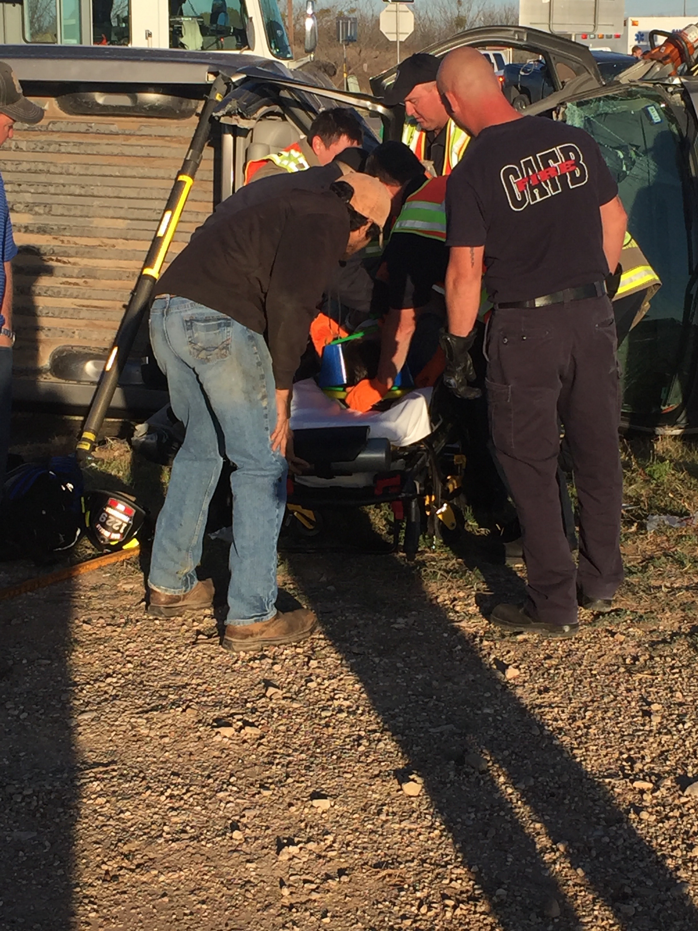 Crash on US 277 and Grand Canal Rd. (LIVE! Photo/Joe Hyde) Crash on US 277 and Grand Canal Rd. (LIVE! Photo/Joe Hyde)
