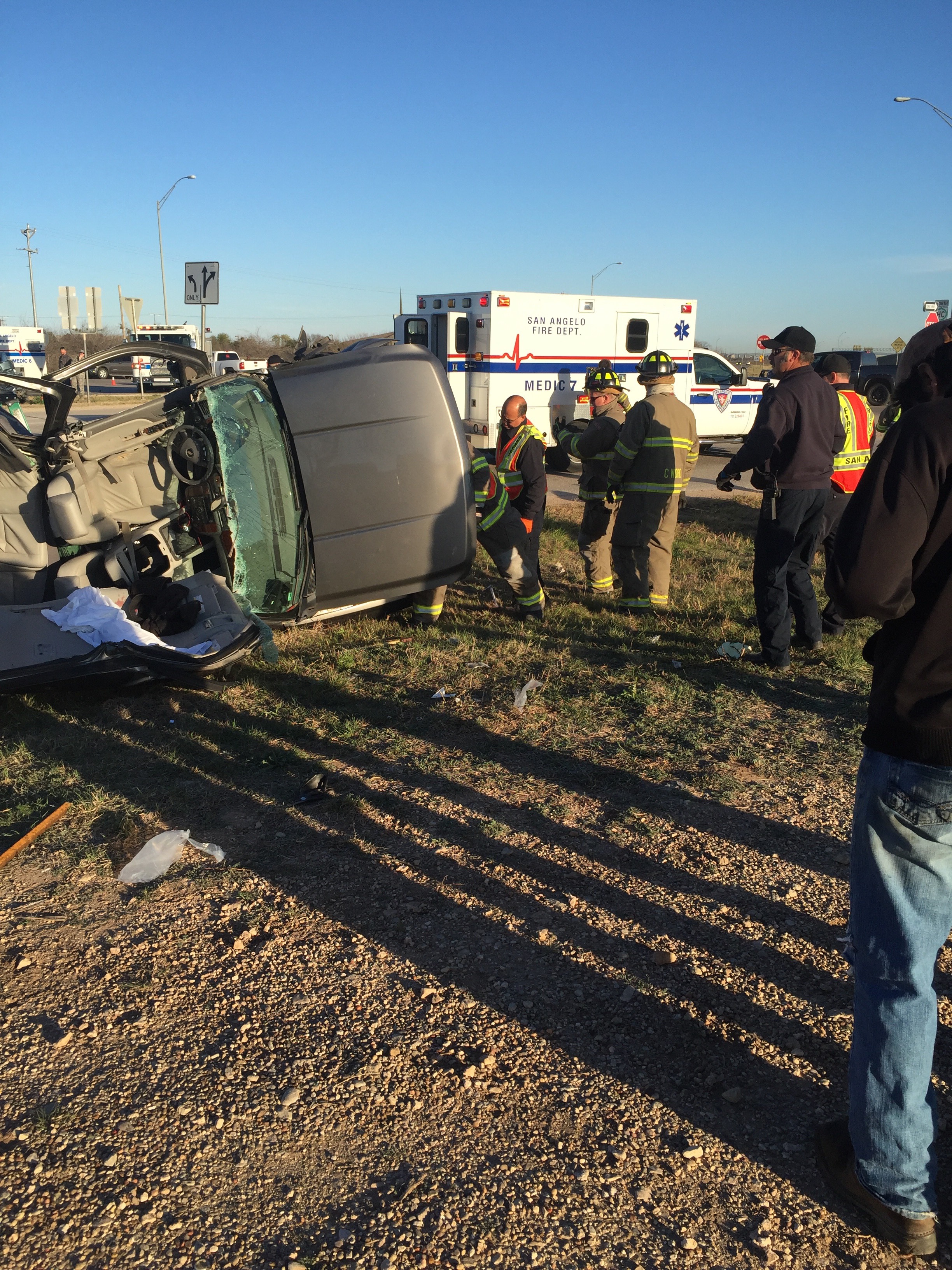 Crash on US 277 and Grand Canal Rd. (LIVE! Photo/Joe Hyde) Crash on US 277 and Grand Canal Rd. (LIVE! Photo/Joe Hyde)
