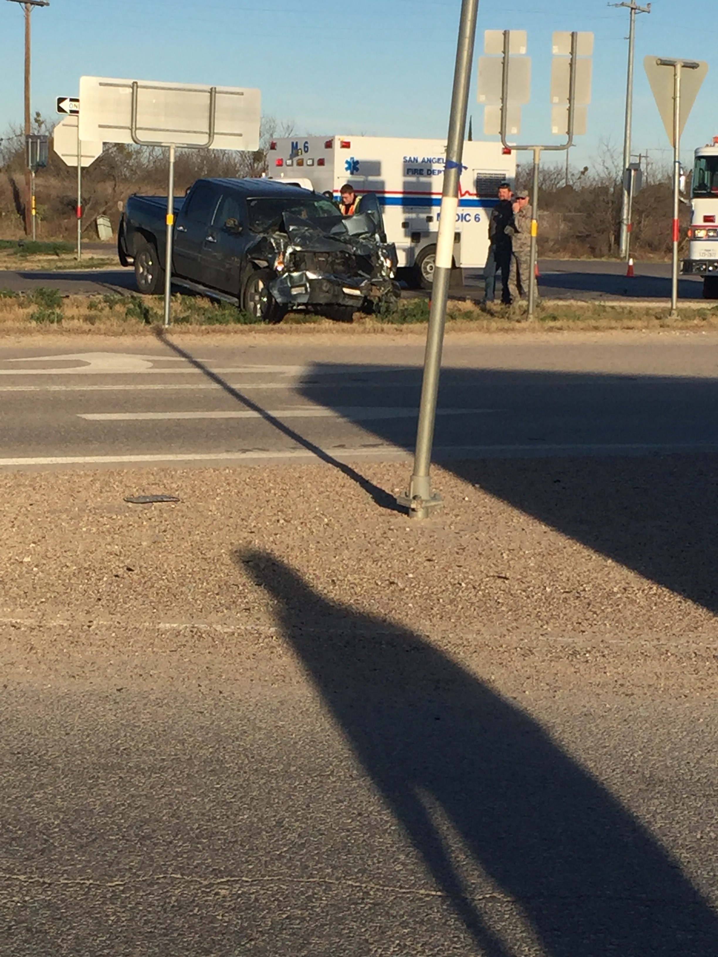 Crash on US 277 and Grand Canal Rd. (LIVE! Photo/Joe Hyde) Crash on US 277 and Grand Canal Rd. (LIVE! Photo/Joe Hyde)