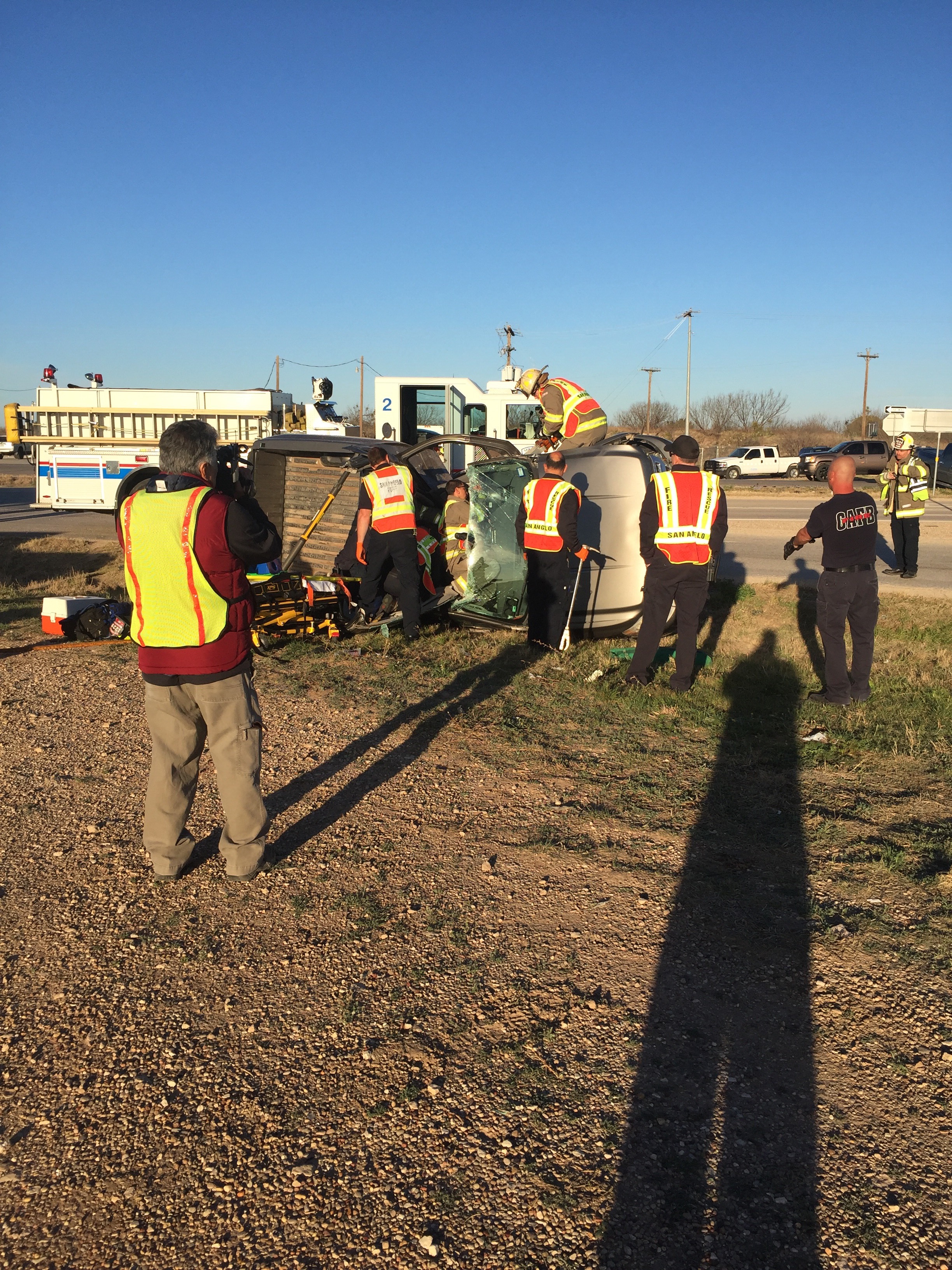 Collision on US 277 (San Angelo LIVE! Photo/Joe Hyde) Collision on US 277 (San Angelo LIVE! Photo/Joe Hyde)