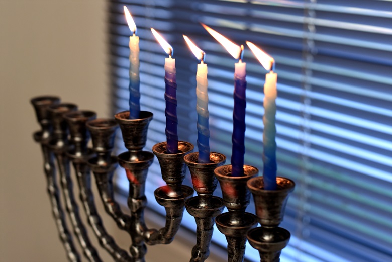 Goodfellow AFB Celebrates Hanukkah With Menorah Lighting Service