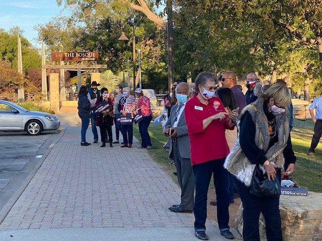 Senator Cornyn Crowd (LIVE! Photo/Yantis Green)