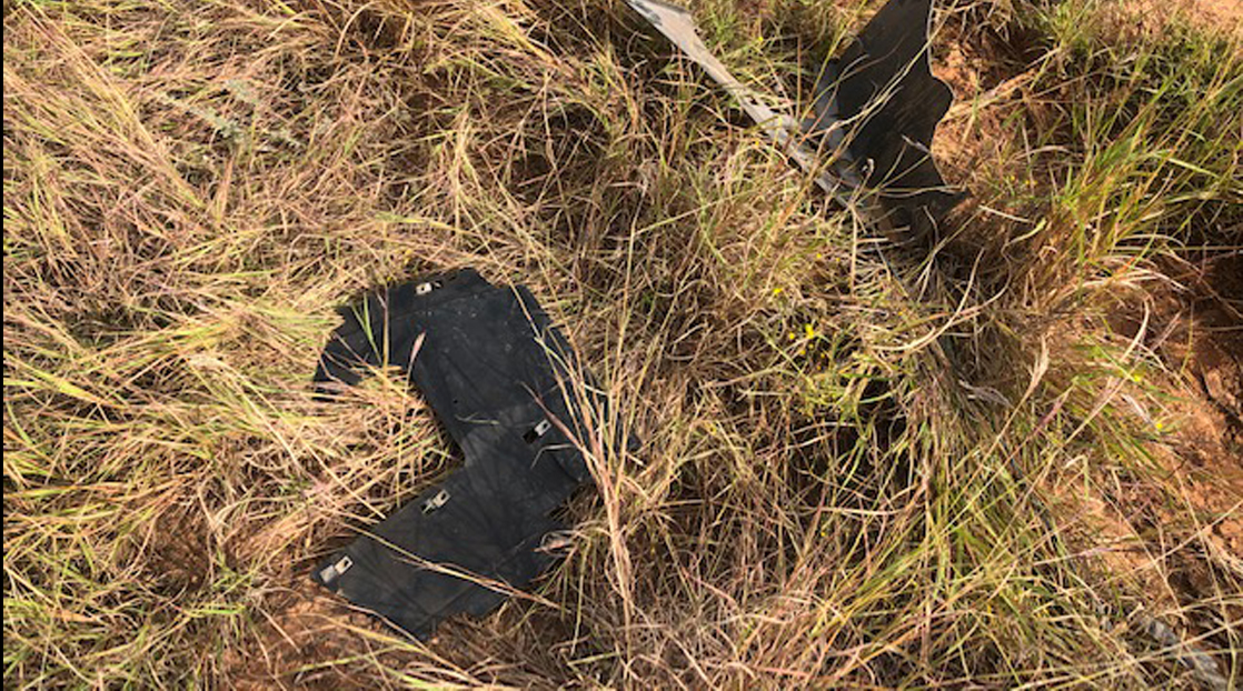 Pieces of Hernandez's Car Located in Empty Field in Jones County (Contributed Photo / Daniela Ibarra)