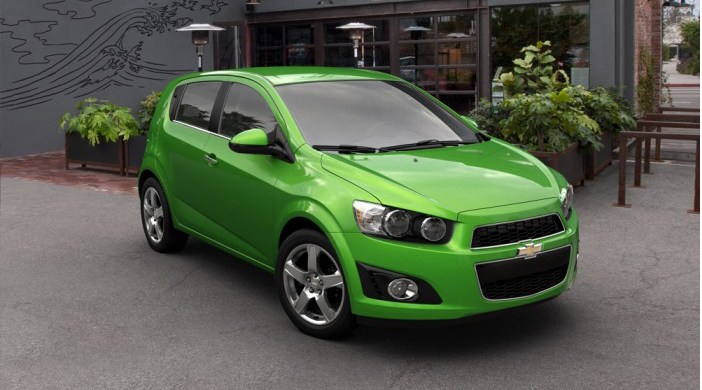 Green Chevy Sonic Green Chevy Sonic