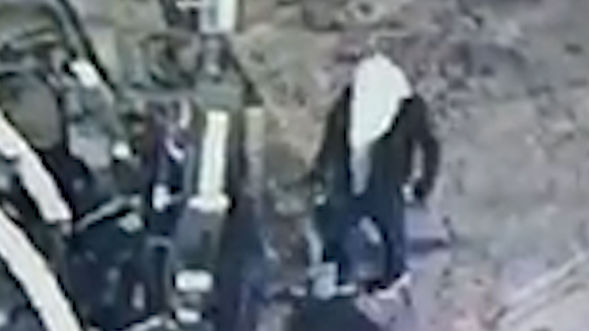 White Hooded Thief Robbing Bes-Tex on Thanksgiving Night