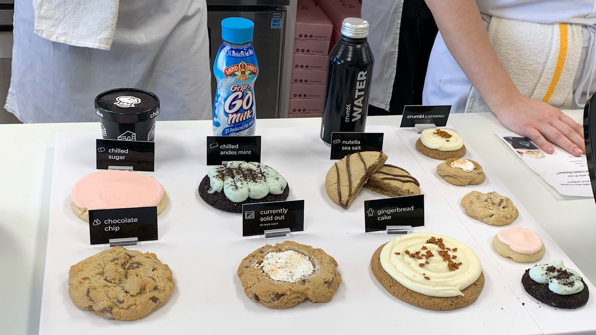 Cookies at Crumbl Cookie