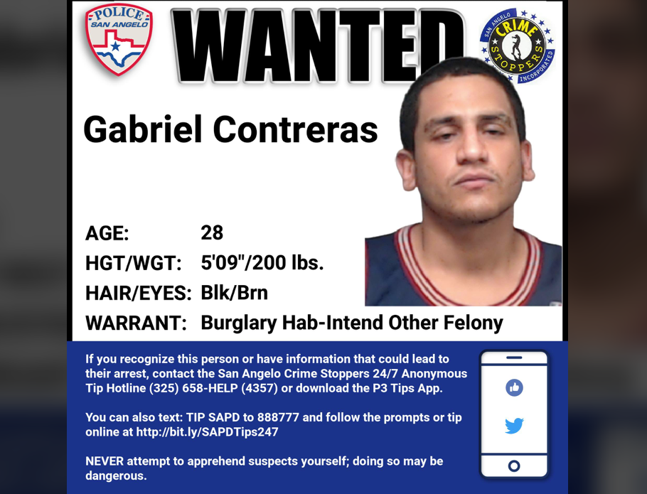 Gabriel Contreras' Wanted Poster Gabriel Contreras' Wanted Poster