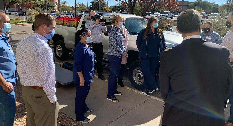 Nurses Accepting H-E-B's Goodie Bag Donation