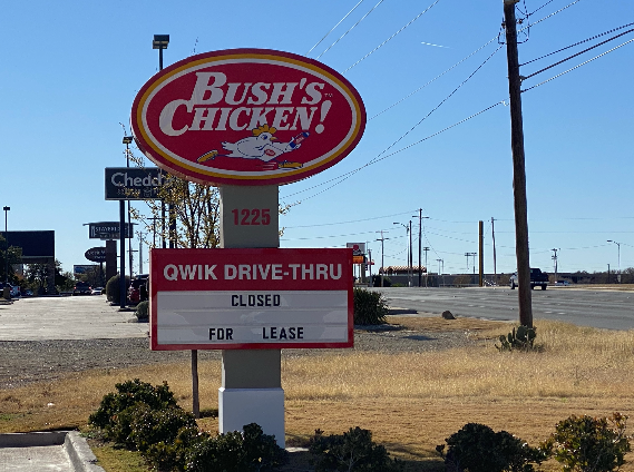 Bush's Chicken Closed for Good