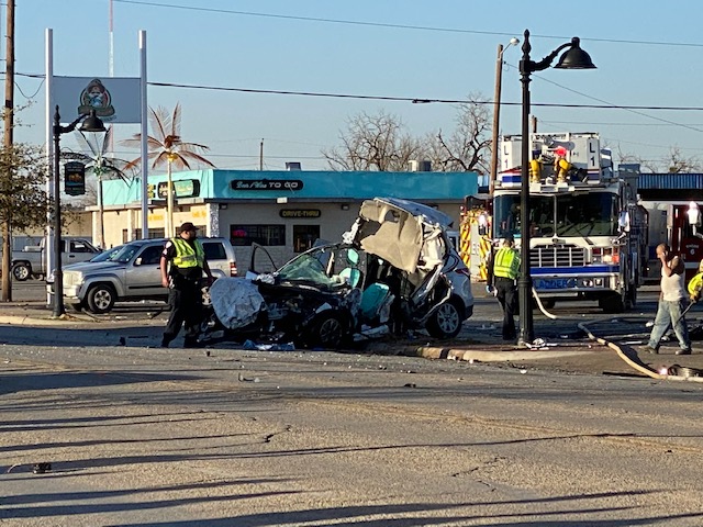 Three Vehicle Crash N. Chadbourne at 19th.  (LIVE! Photo/Yantis Green) Three Vehicle Crash N. Chadbourne at 19th.  (LIVE! Photo/Yantis Green)