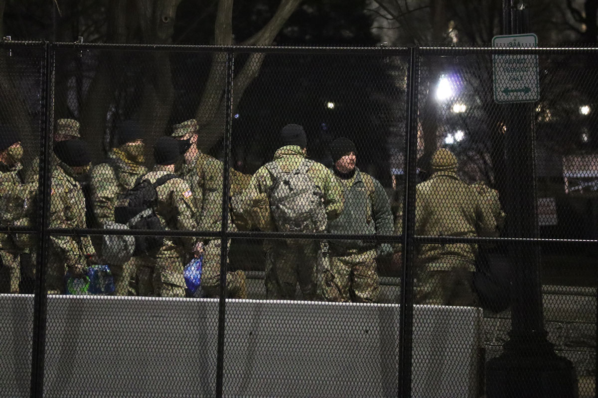 National Guardsmen from Maryland protect the US Capitol National Guardsmen from Maryland protect the US Capitol
