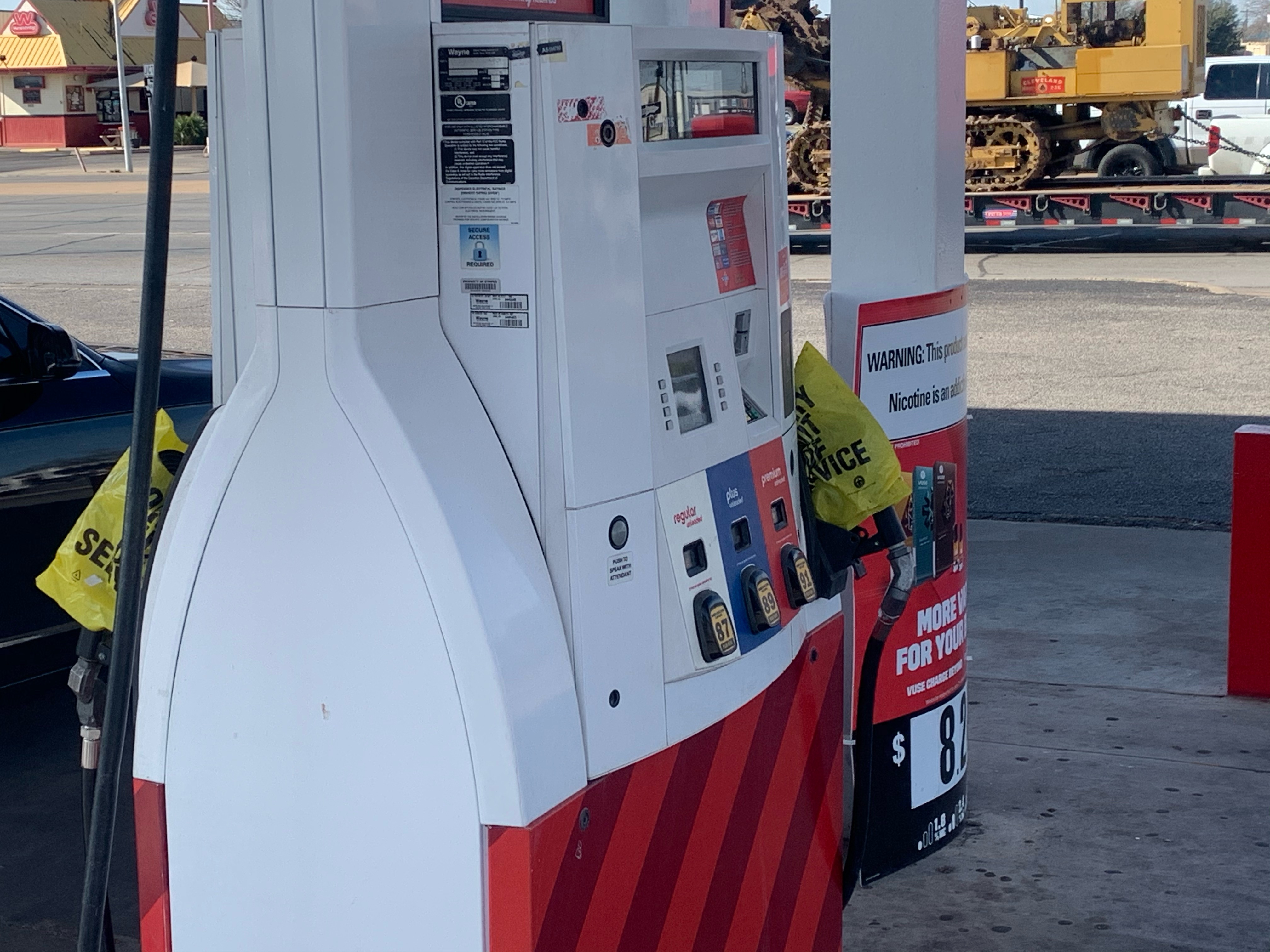 Stripes at West Ave. N and S. Bryant Stripes at West Ave. N and S. Bryant