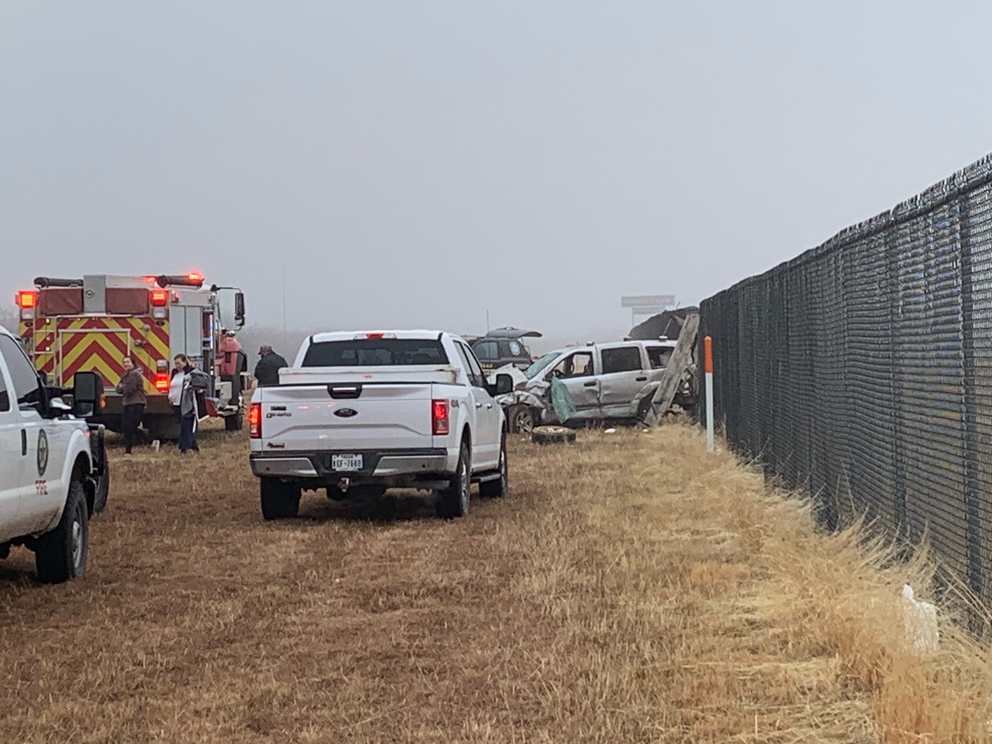 Roll-over Crash at Goodyear Proving Grounds. (LIVE! Photo/Matt Trammell
