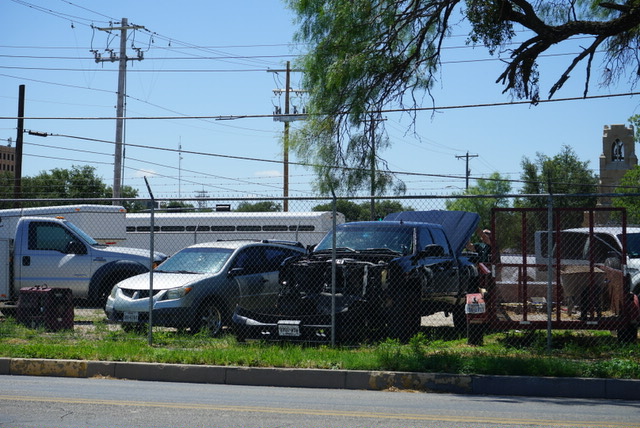 Crashed Chevorlet Truck Found at the Mertzon RV Park Crashed Chevorlet Truck Found at the Mertzon RV Park